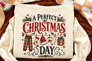 A Perfect Christmas Day PNG, a Seasonal Illustration by Canvas Craft (Thumbnail 4 of 6)