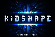 Kidshape | Futuristic Font, a Symbol Font by Tosca Digital (Thumbnail 1 of 7)