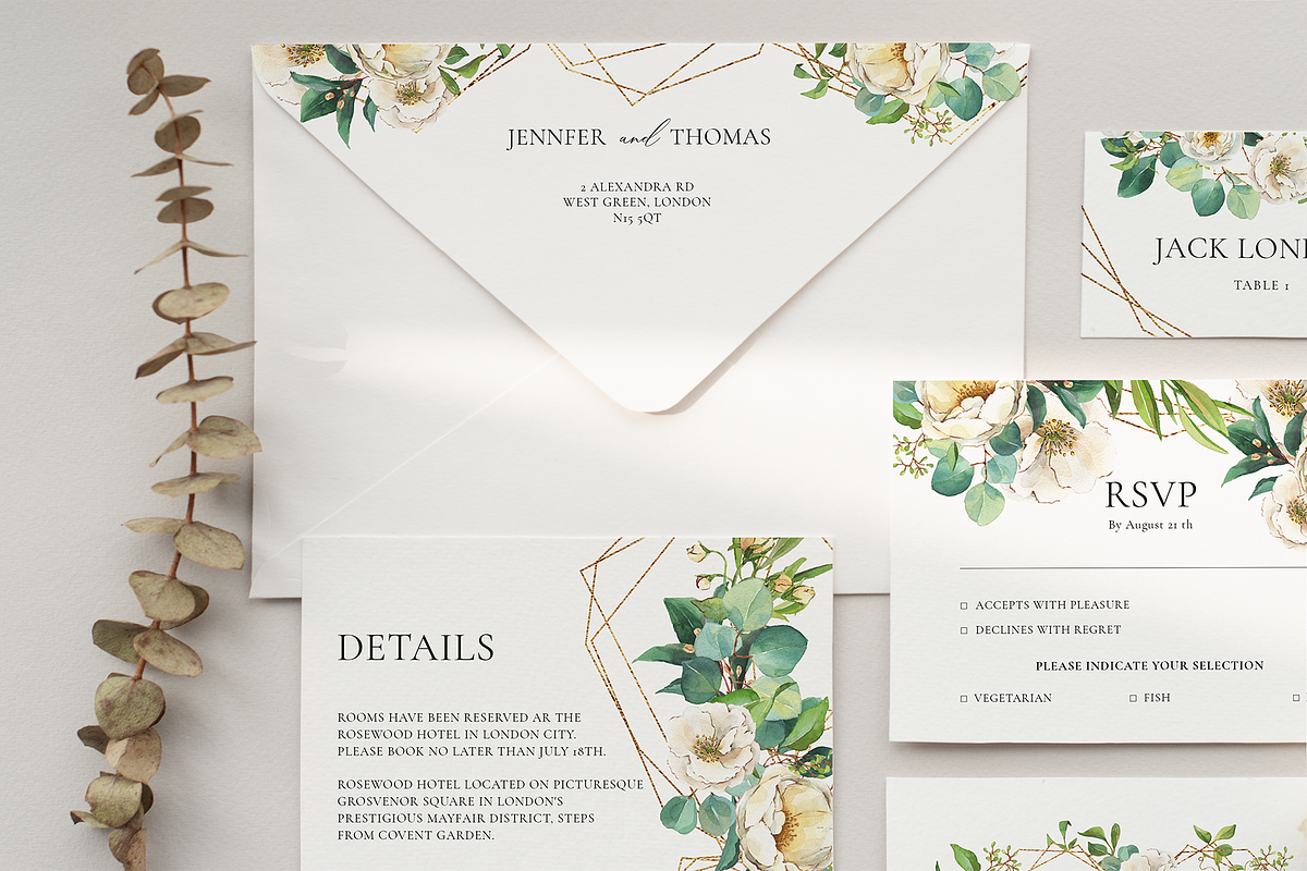 Lush flowers - Wedding Suite, an Invitation Template by Pamyatka Shop (Photo 3 of 6)