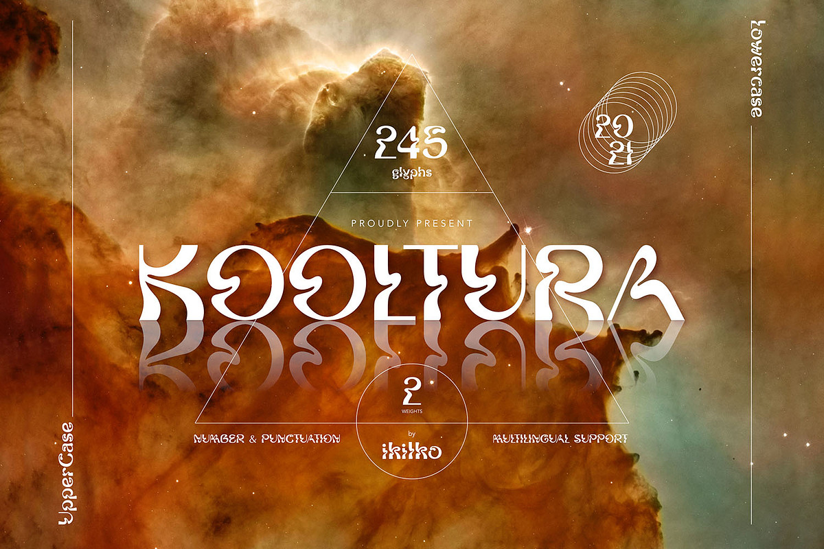 Kooltura - Psychedelic Type, a Symbol Font by ikiiko (Photo 1 of 5)