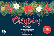 Christmas Clip Art, an Illustration by Elly Studio (Thumbnail 4 of 9)