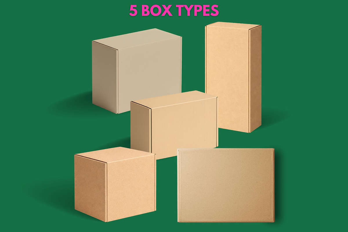 Box Mockup Packaging Canva Template, a Packaging Mockup by GraphiCarola (Photo 3 of 6)