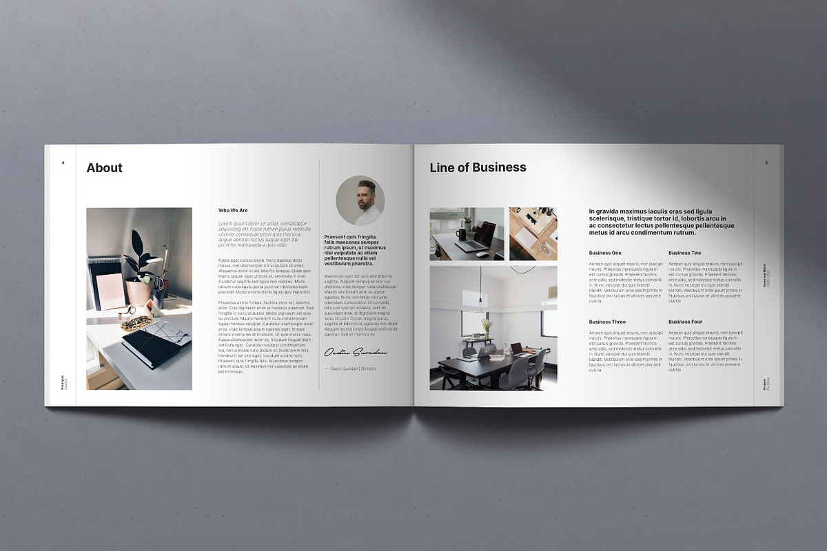 Kreatype Project Portfolio, a Brochure Template by Kreatype Studio (Photo 5 of 11)