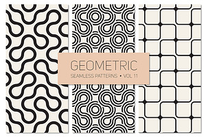 Geometric Seamless Patterns Set 11