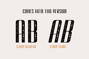 Kionsa Stamp - Vintage Display font, a Font by Graphicfresh (Thumbnail 3 of 7)