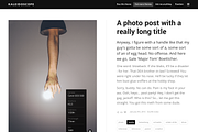 Kaleidoscope tumblr theme, a Websites & App Template by Pixel Revel (Thumbnail 4 of 5)