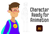 Backpack Guy, a Person Illustration by 3OBAZ Store (Thumbnail 1 of 3)