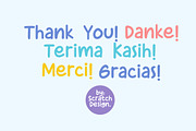 Super Kiddy Sans | Cute-Font, a Sans Serif Font by Scratch Design (Thumbnail 13 of 13)