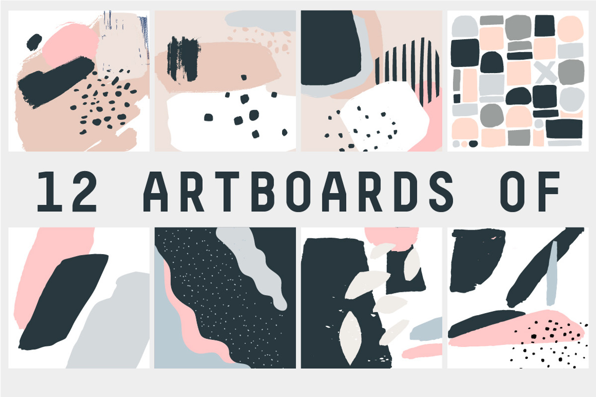 Painterly Pattern Pack, a Pattern Graphic by funderful (Photo 7 of 8)