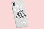 Bernese Mountain Dog Procreate Stamp, a Brush Add-On by HalieKStudio (Thumbnail 7 of 9)