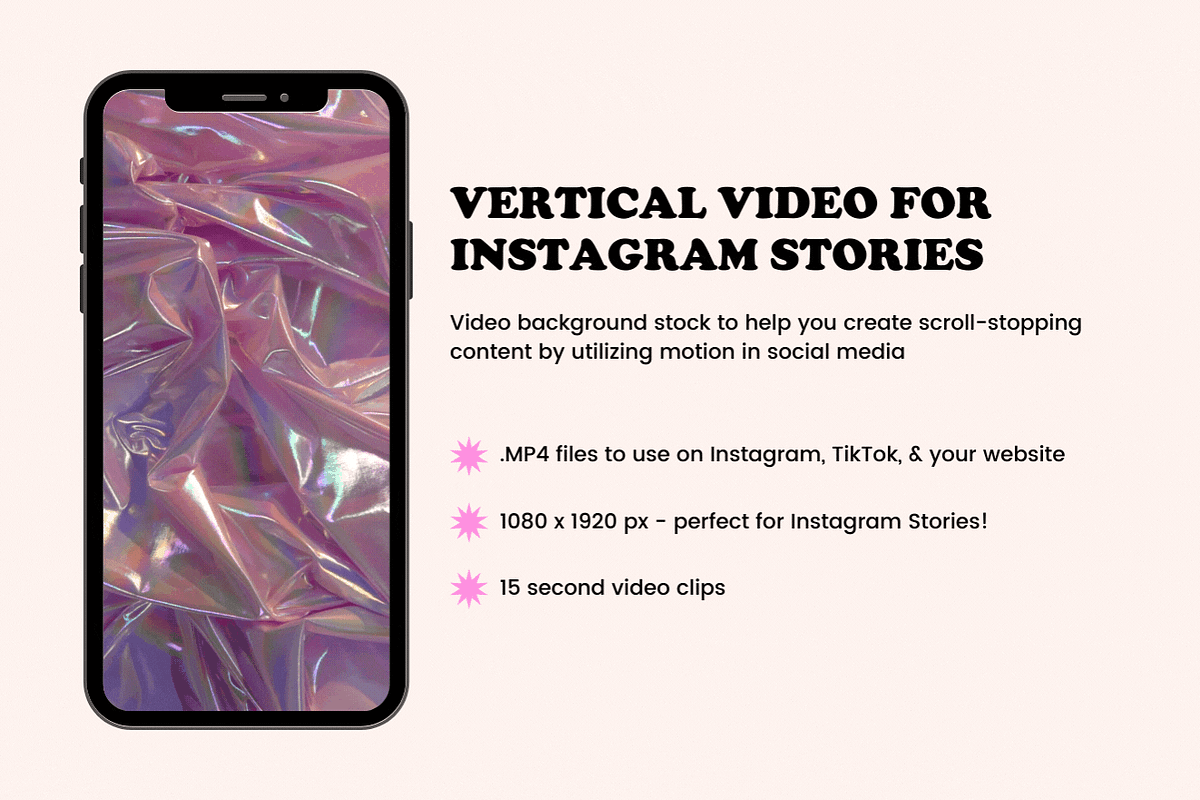 Pink Animated Vertical Videos, a Social Media Template by Content Factory (Photo 2 of 5)