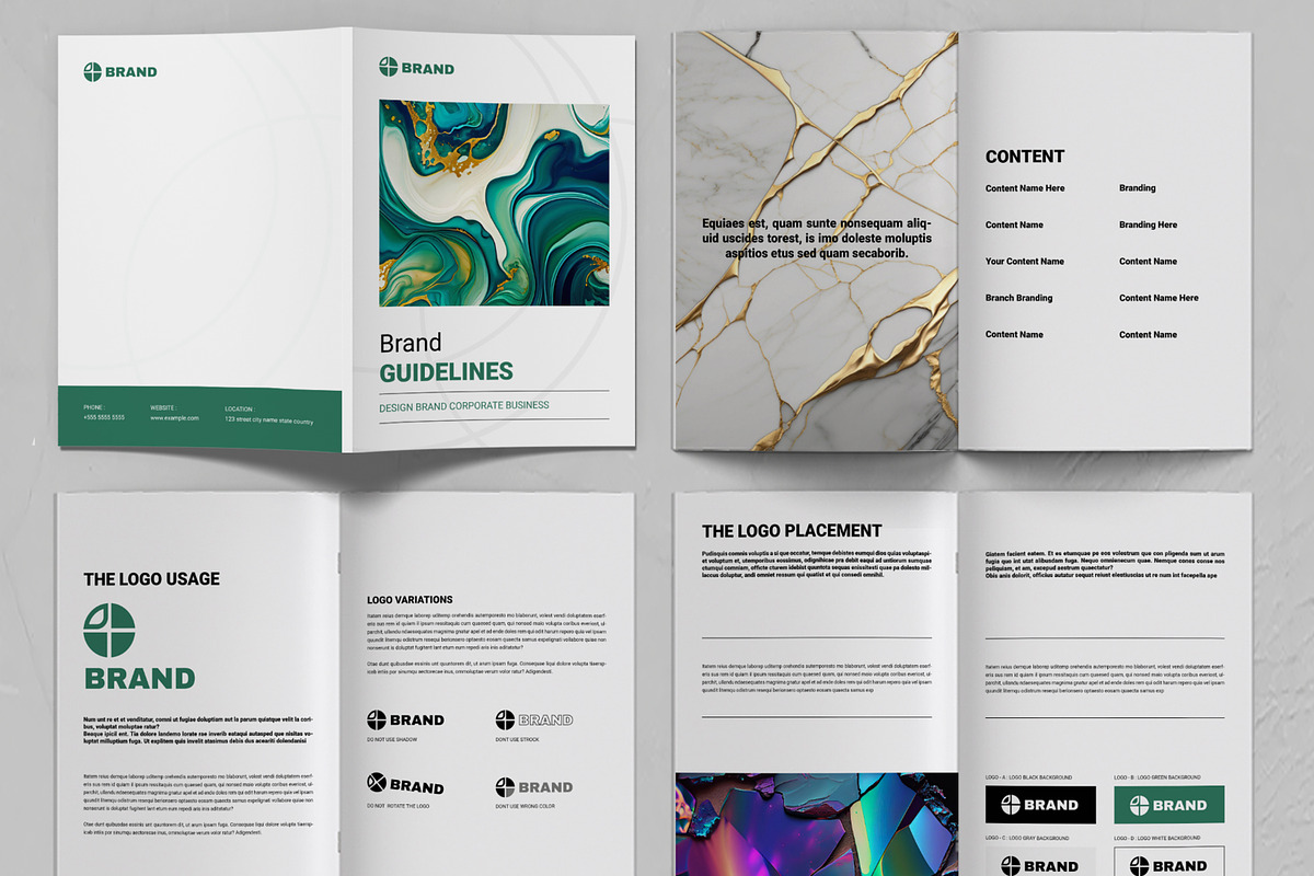 Brand Guideline Layout, a Brochure Template by ContestDesign (Photo 2 of 3)