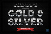 Gold & Silver #3 - 15 Text Styles, a Layer Style Add-On by Jonas Stensgaard (Thumbnail 9 of 18)