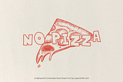 No Pizza – Hand drawn slice of fun, a Handwritten Font by Supersimbo © (Thumbnail 1 of 8)