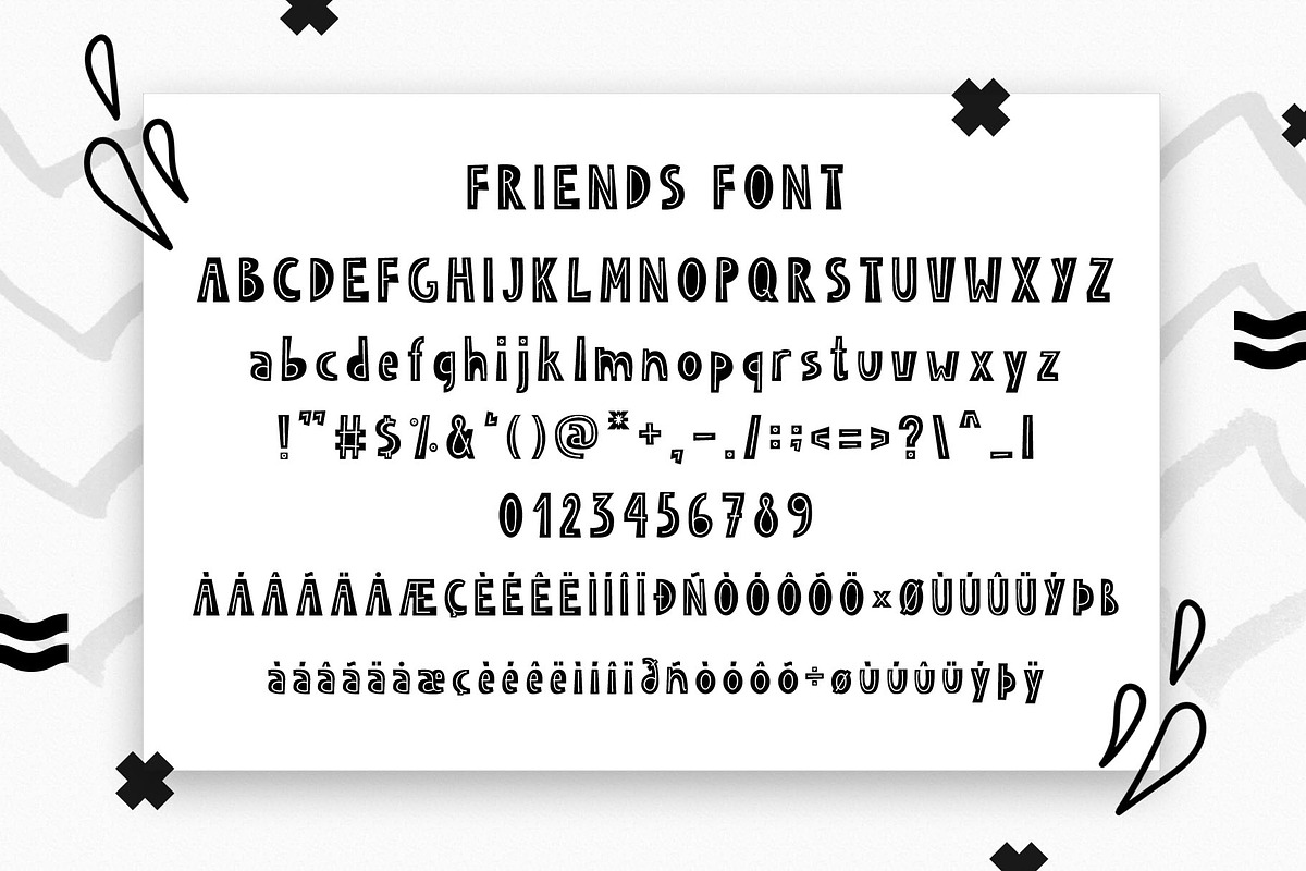 Friends Forever - Childrens font duo preview 4