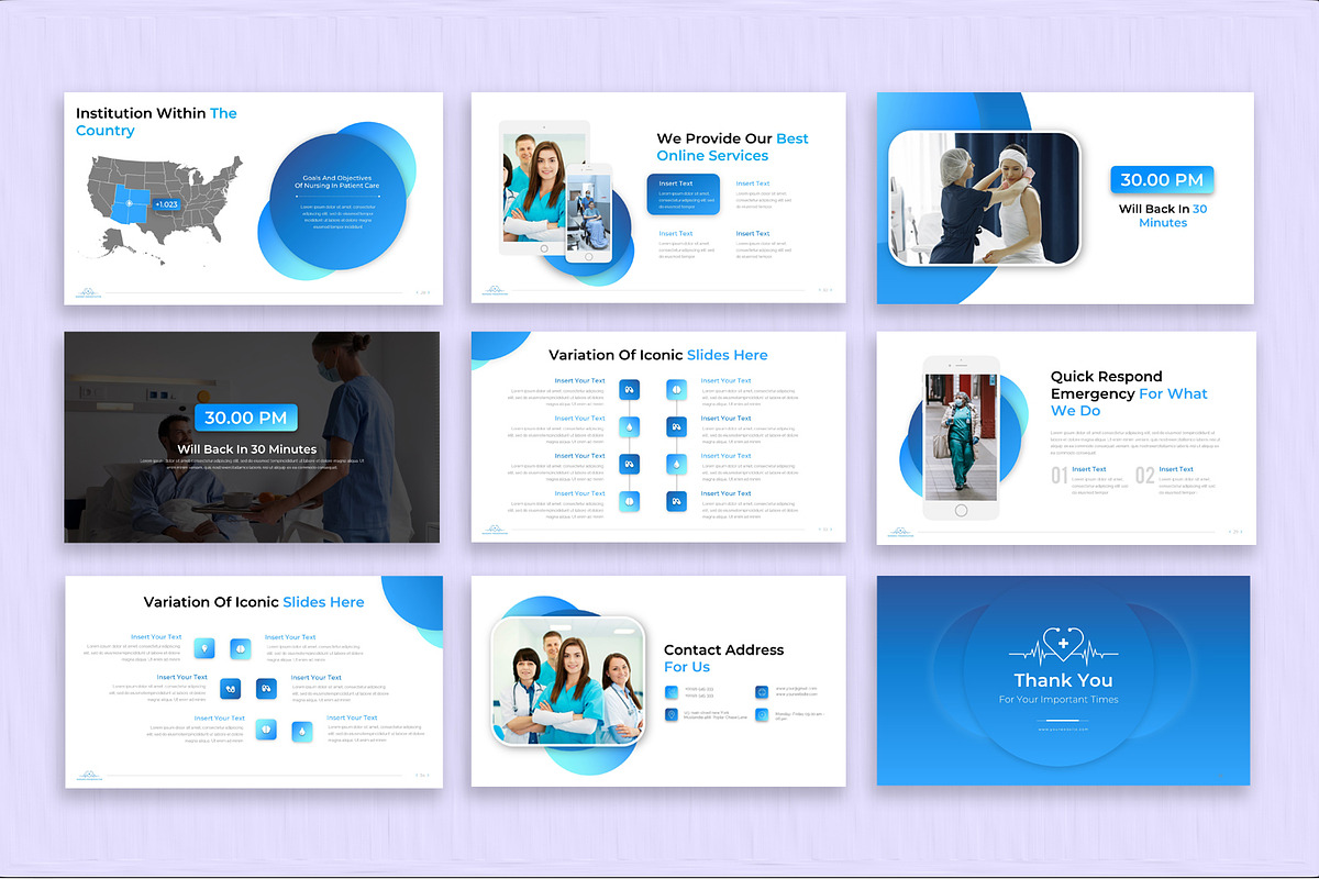 Nursing Presentation Template, a Presentation Template by SlideStack (Photo 5 of 5)