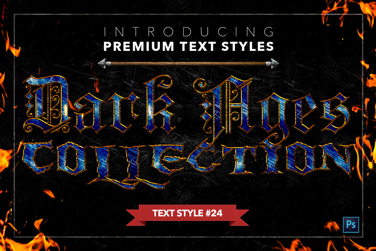 Dark Ages #2 - Text Styles, a Layer Style Add-On by Jonas Stensgaard (Photo 25 of 28)