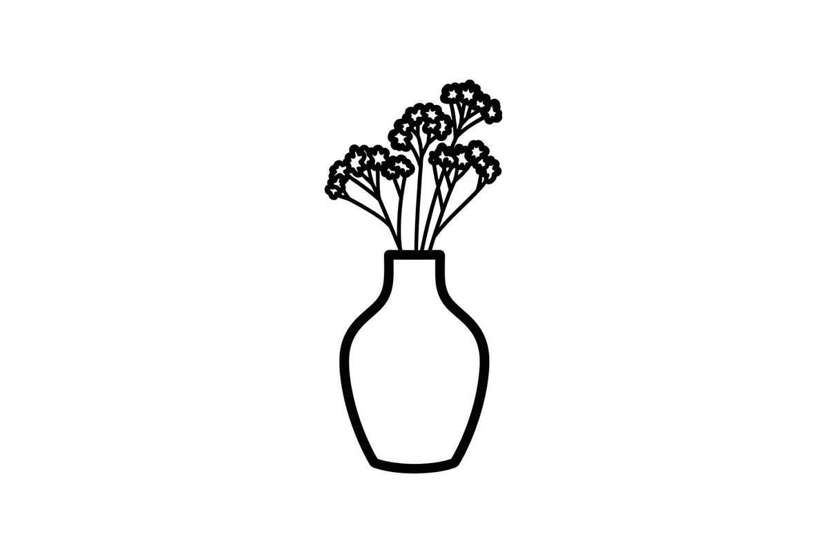 Flower Vase Silhouette Vector Bundle, an Illustration by Designs_River (Photo 37 of 51)