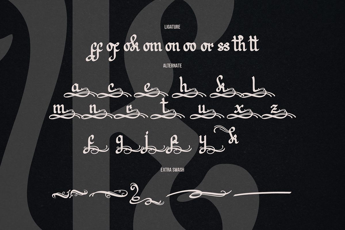 Black Rathen | Blackletter Typeface, a Blackletter Font by Denustudios (Photo 15 of 15)