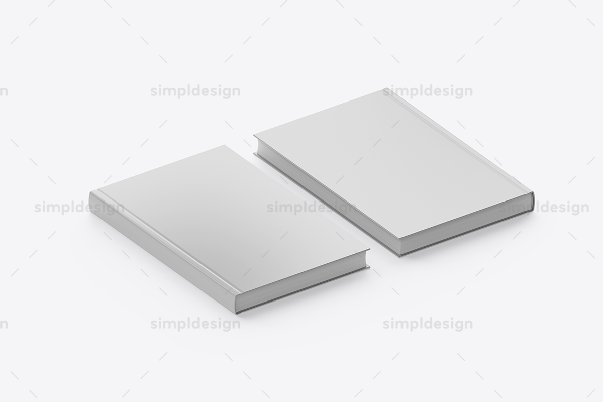 Super Octavo Hardcover Book Mockup, a Cups & Container Mockup by SimplDesign (Photo 10 of 13)