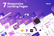 RELAP – Responsive Landing Pages, a Landing Page Template by laaqiq (Thumbnail 1 of 9)
