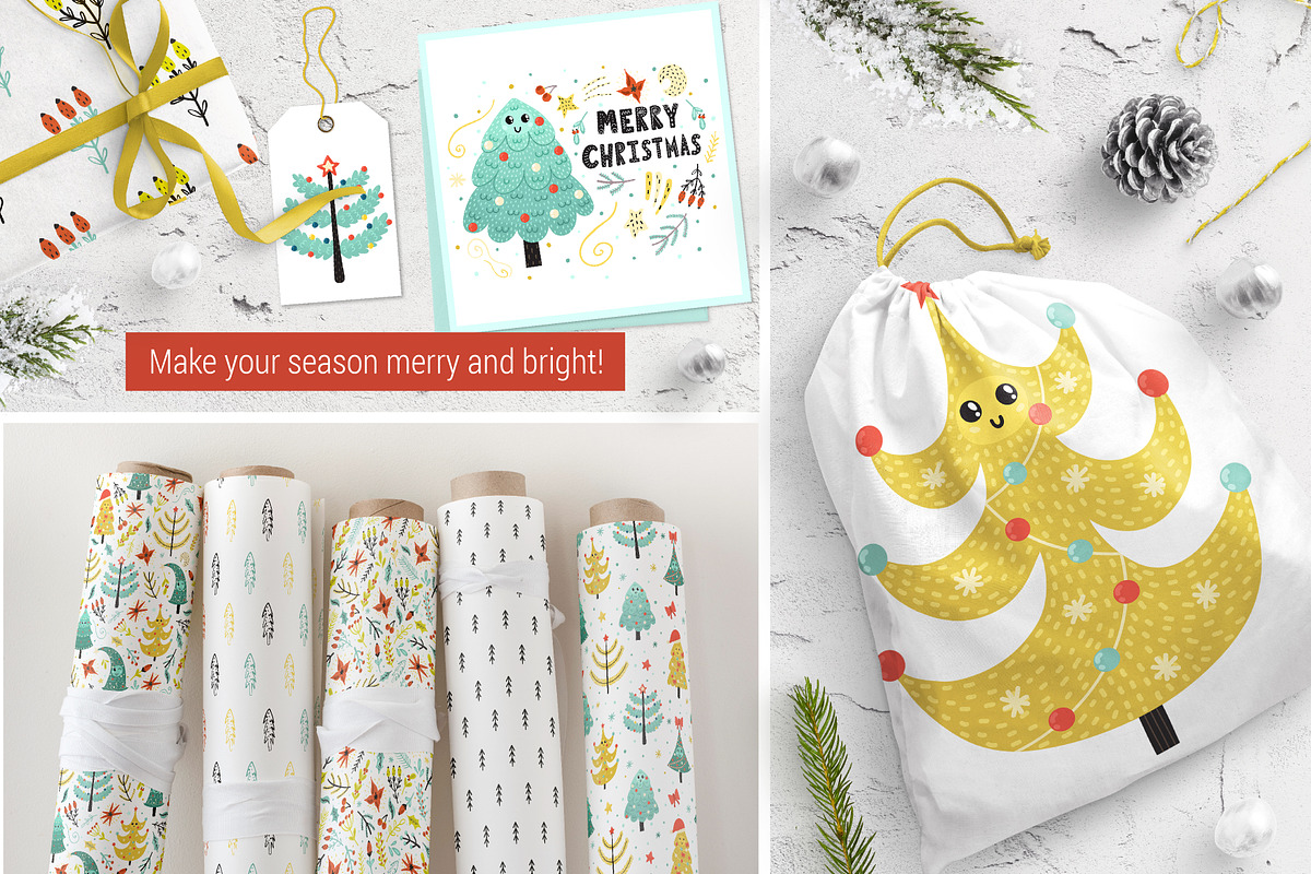 Christmas Bundle: 4 in 1, an Animal Illustration by Gulnara Sabirova (Photo 6 of 18)