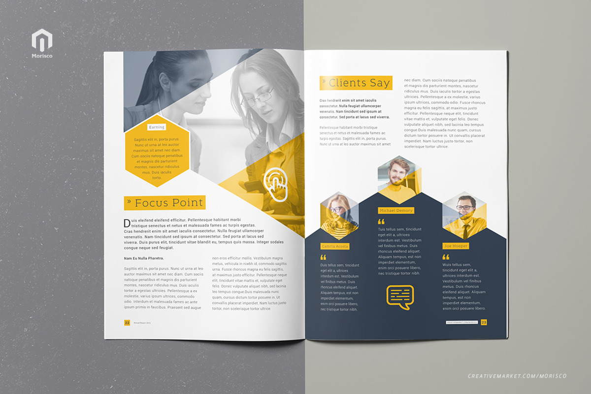 Annual Report 2016, a Brochure Template by Morisco (Photo 13 of 14)