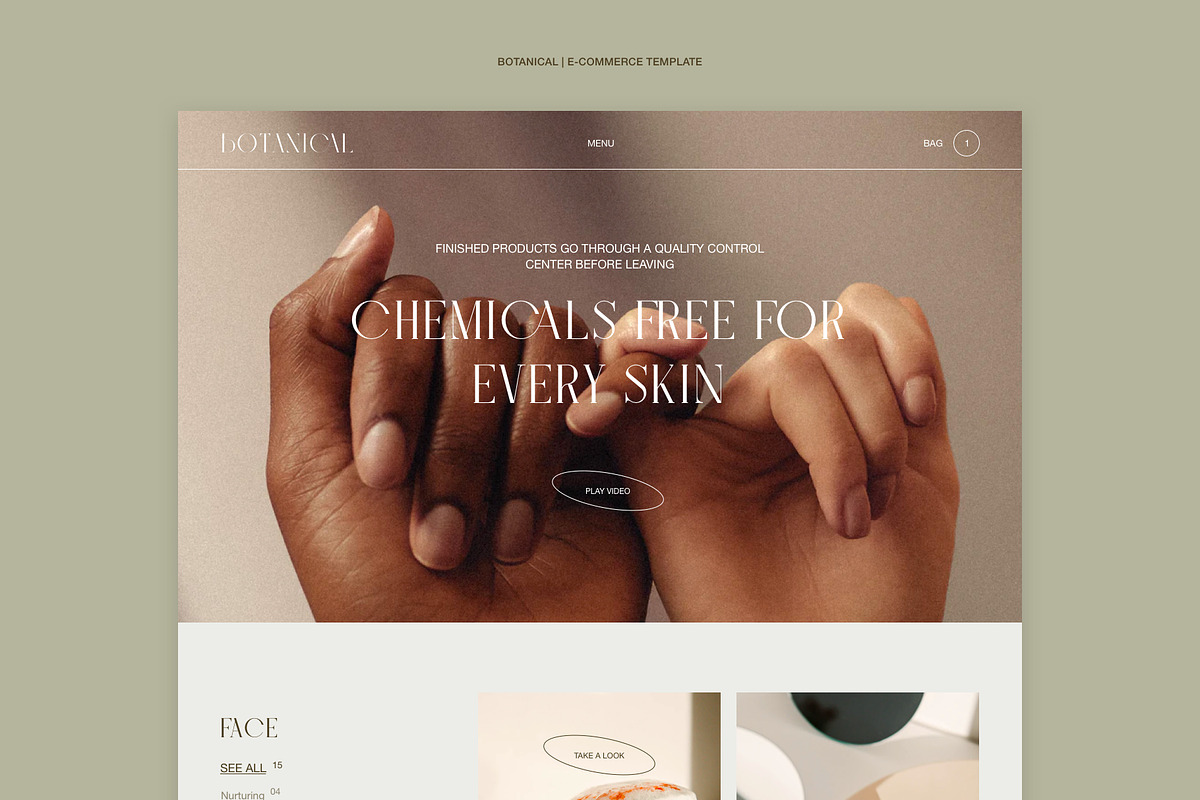 Botanical | E-commerce Template, a Landing Page Template by Skolastika Phoebe (Photo 4 of 7)