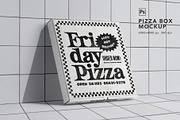 Pizza Box Mockup, a Cups & Container Mockup by eezo (Thumbnail 2 of 5)