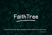 Faith Tree a Handwritten Font, a Font by Maximum Designstudio (Thumbnail 1 of 4)