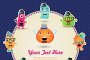 Collection of Greeting Cards, a Card Template by Olya Creative (Thumbnail 4 of 4)