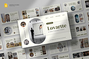 Art Gallery Google Slides Template, a Presentation Template by fluffstudio (Thumbnail 1 of 4)