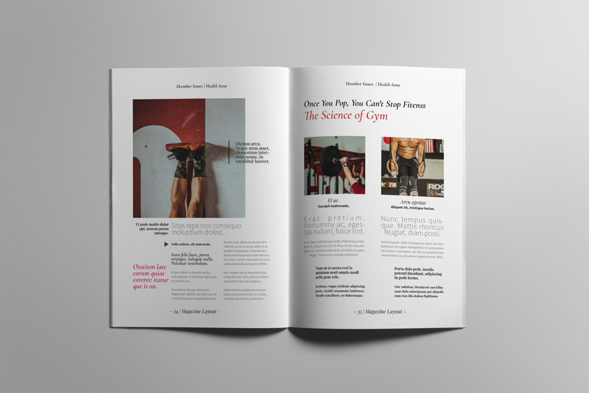 The Best Magazine Layout Design, a Magazine Template by Swayang (Photo 17 of 18)