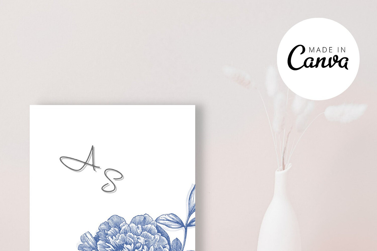 Asian Floral Wedding Invite - C1, an Invitation Template by YeeqsWedding (Photo 5 of 9)