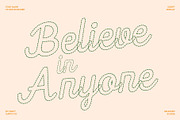 CS Kaylie Dashed, a Script Font by Craft Supply Co. (Thumbnail 2 of 8)