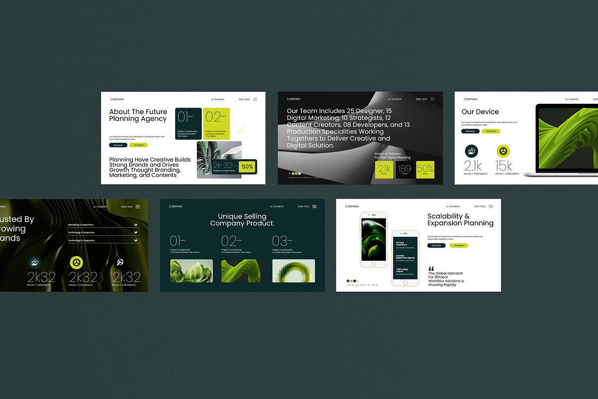 Minimal Empowering Business Plan, a Presentation Template by Slide-Agency (Photo 3 of 8)