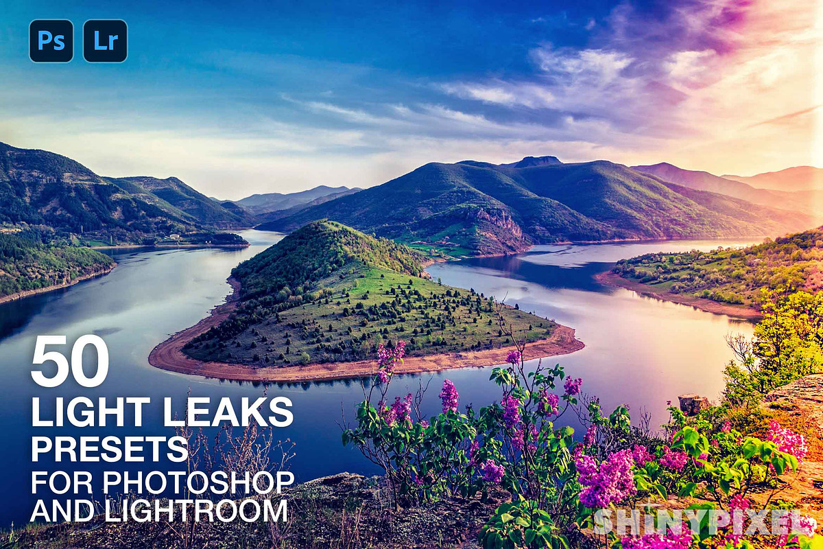 50 Light Leaks Presets for Ps and Lr, a Preset Add-On by ShinyPixel (Photo 1 of 12)