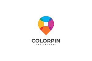 Colorful Location Pinpoint Logo, a Branding & Logo Template by yopie