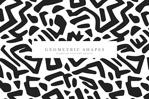 Geometric Shapes, a Pattern Graphic by Nadezda