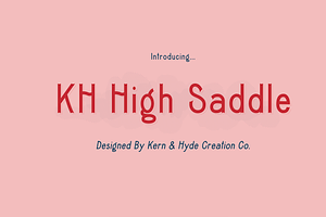 KH High Saddle