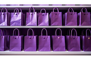 store purple shopping bag ai, a Background Photo by pikepicture