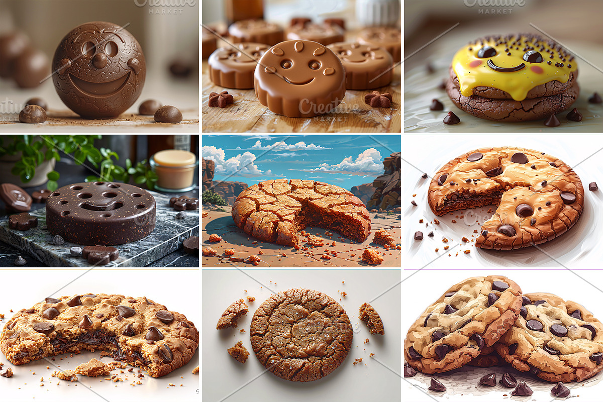 Chocolate Chips Cookies 10 Set V 19, a Food & Drink Photo by shahsoft (Photo 3 of 3)