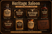 Heritage Saloon, a Slab Serif Font by Wow Magic (Thumbnail 2 of 2)