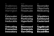 Grafton - Geometric Font Family, a Sans Serif Font by Umitype (Thumbnail 9 of 10)