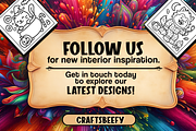 Bold and Easy Spooky Fun Coloring, a Seasonal Illustration by Craftsbeefy (Thumbnail 4 of 4)