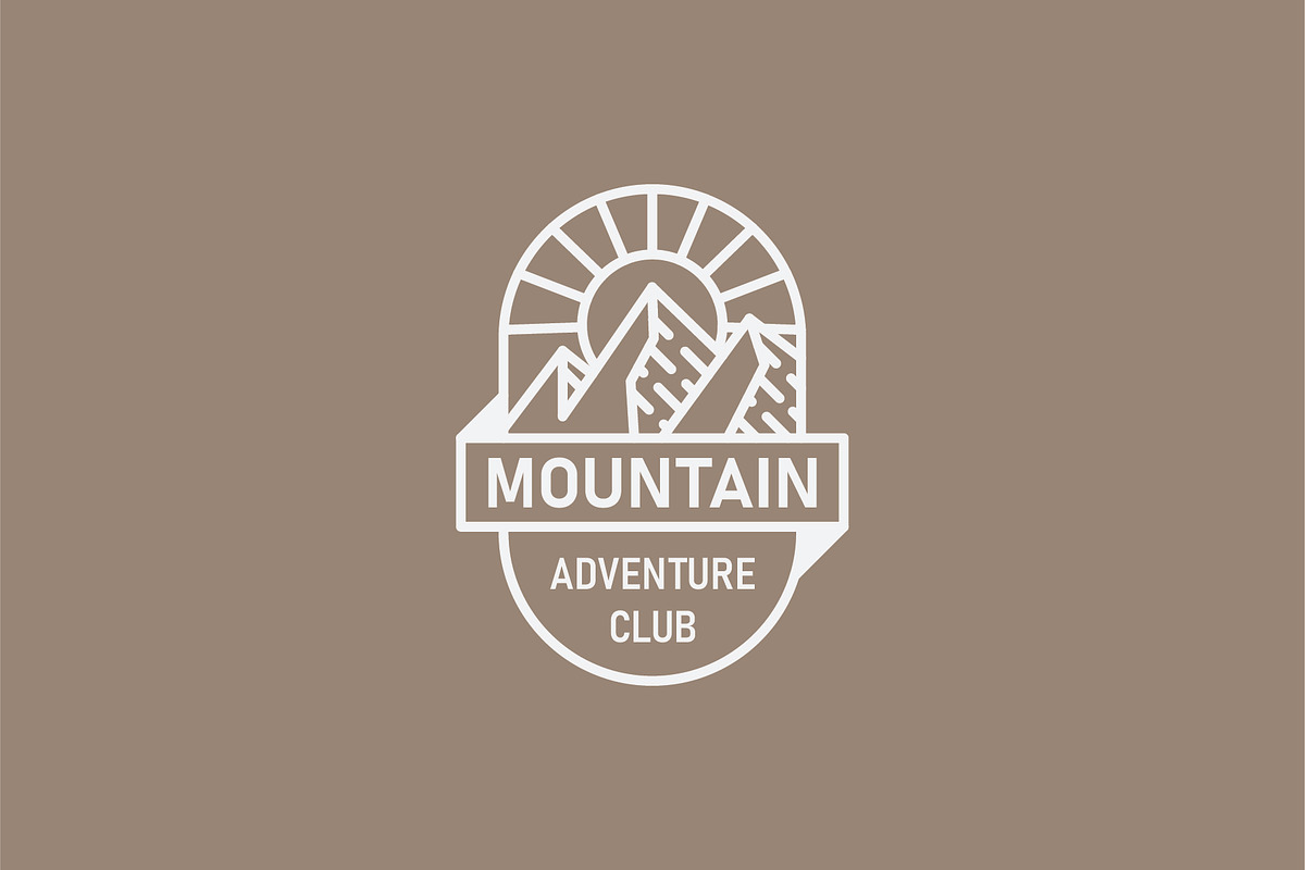 Mountain Badge Logo design, a Branding & Logo Template by Agung_cs (Photo 2 of 3)