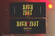 Boombie Stylish Blackletter Font, a Blackletter Font by timelesstype.co (Thumbnail 6 of 20)