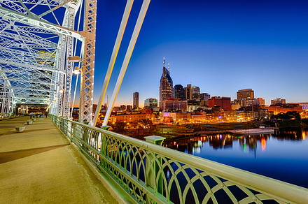 Nashville skyline containing nashville, nashville skyline, and tennessee, an Architecture Photo by FunkyMedia