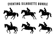 Racing Horses Black Silhouettes Set, an Animal Illustration by Gfx Expert Team (Thumbnail 3 of 3)