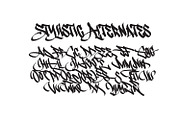 Chiloe - Graffiti typeface, a Blackletter Font by Ridha-38.lineart (Thumbnail 14 of 15)